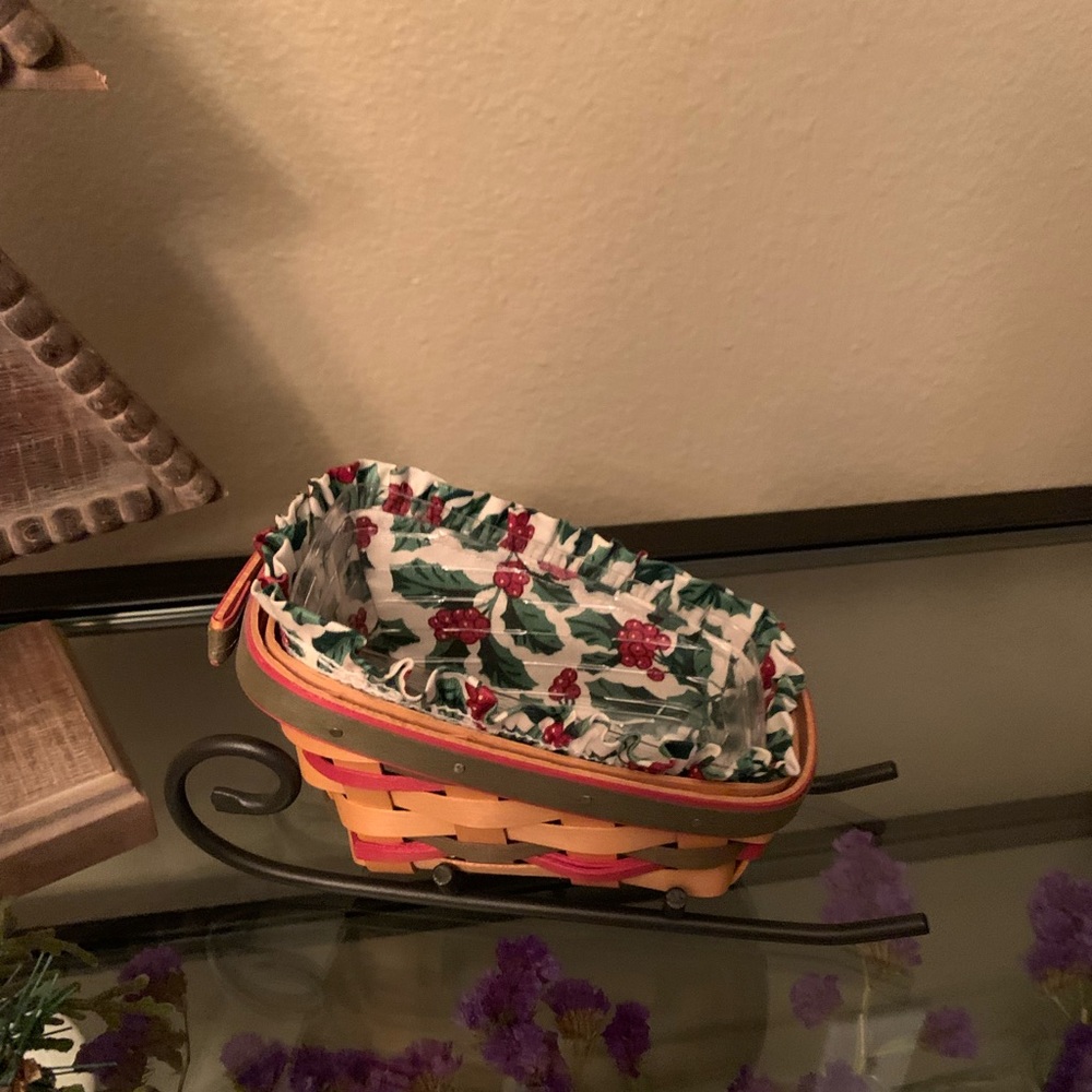Longaberger small sleigh